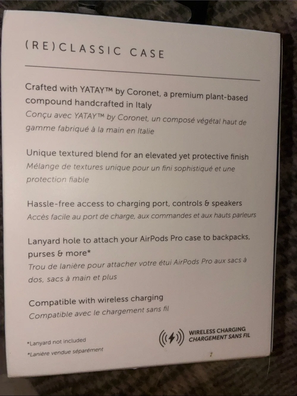 Native Union Gray (Re)Classic Plant-Based AirPods Pro (2nd Gen) Case